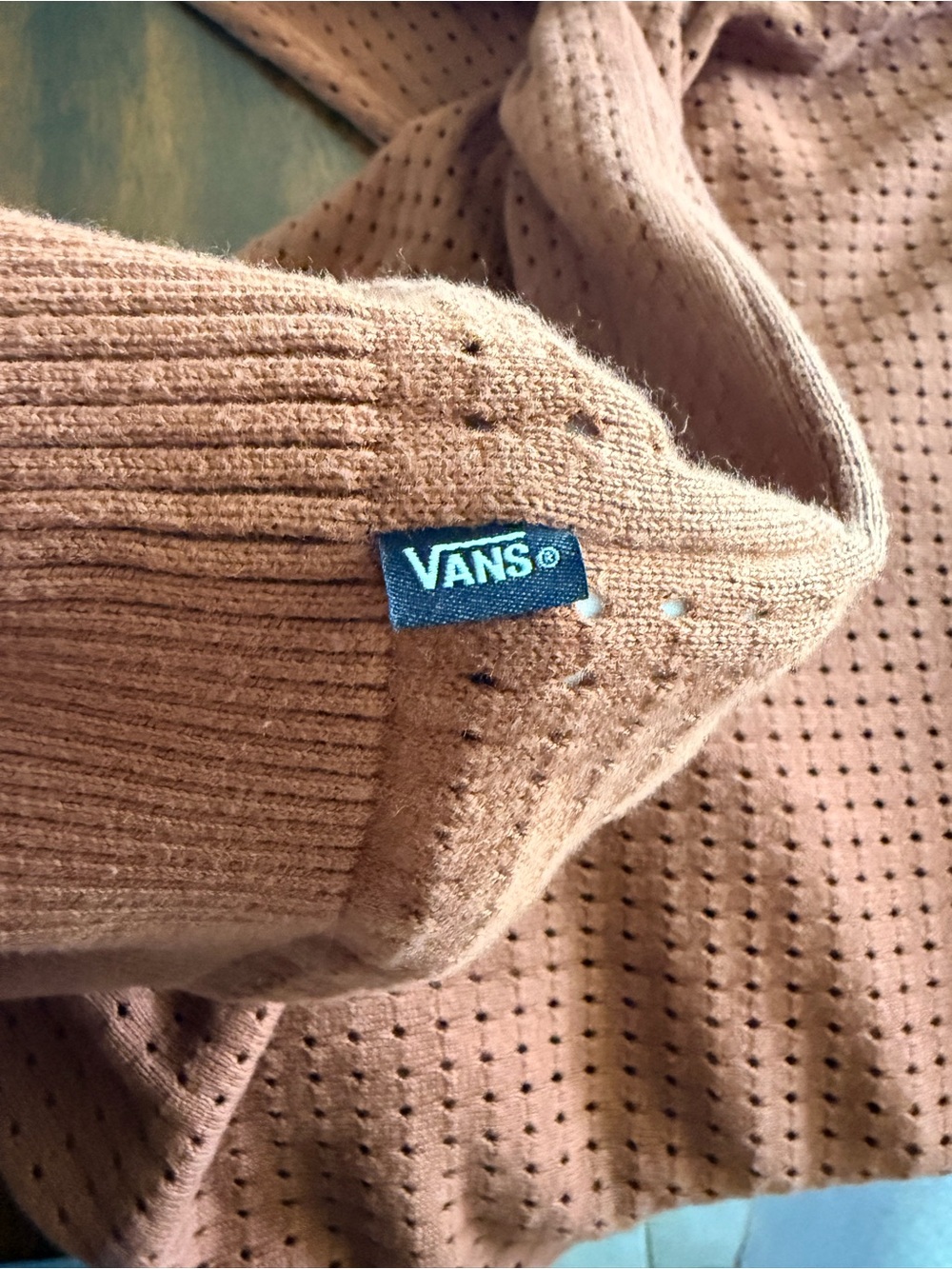 Vans Rust Knit Button-Up Cardigan - Picture 6 of 7